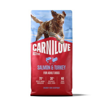 Carnilove Active Croquettes Chien Adulte Saumon & Dinde 12 kg - image 1