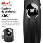Flexi Laisse New Classic noir S, 5 m, 15 kg - image 3