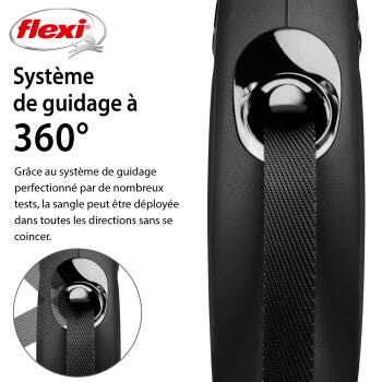 Flexi Laisse New Classic noir S, 5 m, 15 kg - image 3