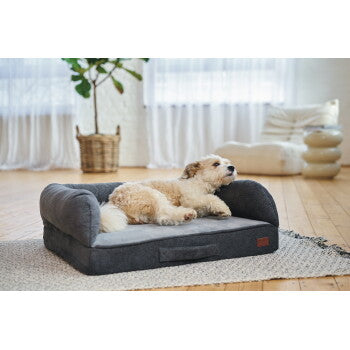 more LIFESTYLEPETS Couchage à Mémoire de Forme Chien Canapé Ortho Supreme Gris M - image 3