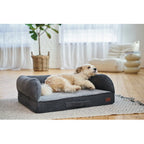 more LIFESTYLEPETS Couchage à Mémoire de Forme Chien Canapé Ortho Supreme Gris M - image 3