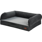 more LIFESTYLEPETS Couchage à Mémoire de Forme Chien Canapé Ortho Supreme Gris M - image 2