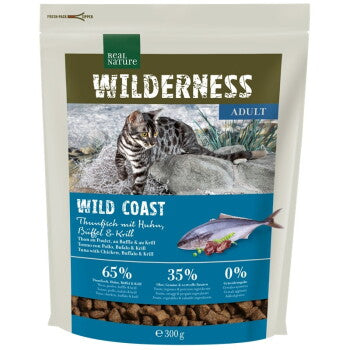 REAL NATURE WILDERNESS Wild Coast Adult Thon au poulet, buffle et krill 300 g - image 1