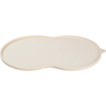 AniOne Support de gamelle 8-shape 40 x 30 cm crème - image 1