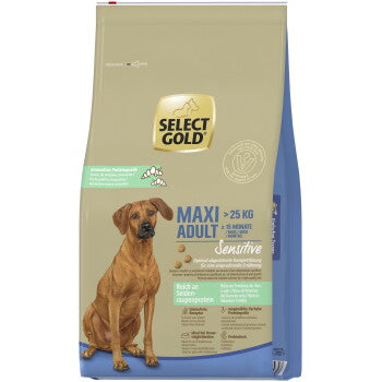 SELECT GOLD Sensitive Croquettes Chien Adulte Maxi protéines de vers à soie 12 kg - image 1