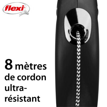 Flexi Laisse New Classic noir S, 8 m, 12 kg - image 3