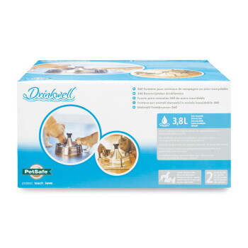 PetSafe Fontaine à eau Drinkwell en acier inoxydable 3,8 L - image 2